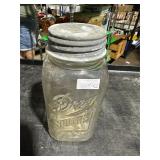 VINT SQUARE MASON JAR