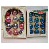 **2 BOXES OF SHINY BRITES ORNAMENT SOME GLOW