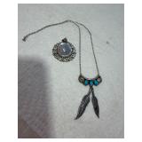 MARKED 925 NECKLACE & PENDANT 20G