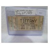 1988 TIFFANY LACROSSE CENTER TICKET STUB