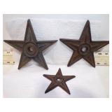 3 CAST IRON STARS T