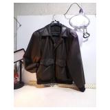 **SIZE LG LEATHER JACKET