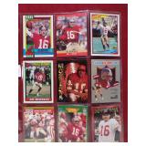 9 JOE MONTANA CARDS
