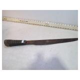 **BUSH WACKING KNIFE W/HORN HANDLE