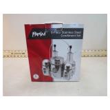 PARNINI 6PCS CONDIMENT SET NIP