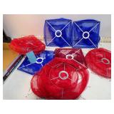 FABRIC SHADES W/CRYSTALS