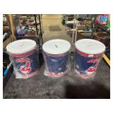 **CLEVLAND INDIANS TINS/BANKS 8'