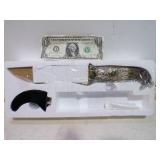 **LG KNIFE WITH WOLF ON IT NIP