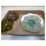 *CARNIVAL GLASS PLATE & MORE