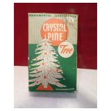 MCM CRYSTAL PINE ORNAMENTAL TREE IN ORIG BOX