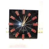 VINT DICE CLOCK FROM VEGAS