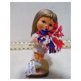 1960'S NFL CHEERLEADER BOBBLE HEAD