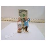 VINT ONE LAST TIME SALT & PEPPER SHAKERS