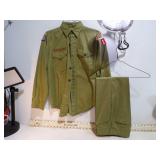 VINT BOY SCOUT UNIFORM SIZE SMALL BOY