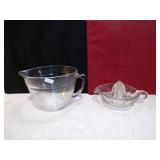 **VINT FIREKING MIXING BOWL & JUICER GLOWS