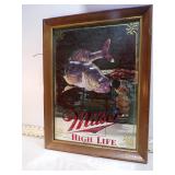 **MILLER WALLEYE BEER MIRROR