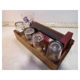 **5 NASCAR GLASSES & 5 NEW KNIVES
