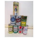 **16 VINT BEER CANS