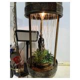 **MCM HANGING OIL RAIN LAMP GODDESS FIGURE WORKS