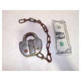 CHICAGO & NORTH WESTERN RAILROAD LOCK