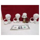 *1970 HOLLY HOBBIE & ROBBIE NAPKIN RINGS