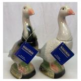 1979 Jim Beam Snow Goose Blue Goose decanters