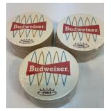 75 new Budweiser coasters. Retro 1961