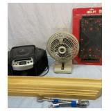 Radio, fan, Craftsman wrenches etc.
