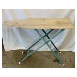 1950s metal and wood child ironing board