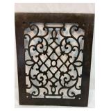 Antique cast iron floor vent