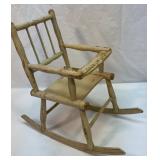 Antique doll rocking chair. Made in Germany.