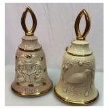 Two Jim Beam music box decanters