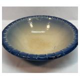 Antique blue and white stoneware wash bowl