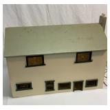 1950s custom-made wood dollhouse