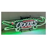 Large Oï¿½Doulï¿½s alligator neon bar sign