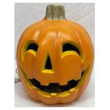 Plastic jack-oï¿½-lantern. 10 inches tall.