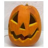 Vtg foam jack-oï¿½-lantern. 12 inches tall.