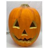 Vtg large foam jack-oï¿½-lantern. 14 inch tall.