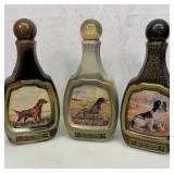 Jim Beam dog series decanters