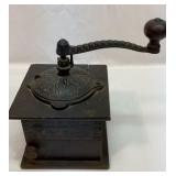 Antique coffee grinder