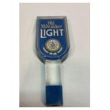 Old Milwaukee Light acrylic tap handle