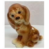 Puppy dog ceramic planter