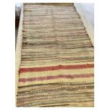 Old woven runner rug
