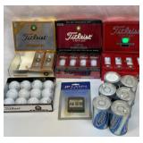 New Titleist golf balls plus others