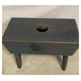 Small Vtg wood stool