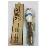 New Schlitz pub tap handle with box