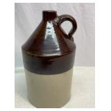 Large crock jug. 12 inches tall.