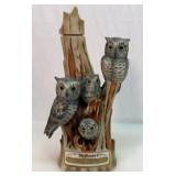 Ski Country owl decanter
