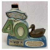 1977 Ducks Unlimited Jim Beam decanter