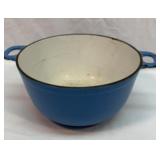 Large cast-iron enamel pot